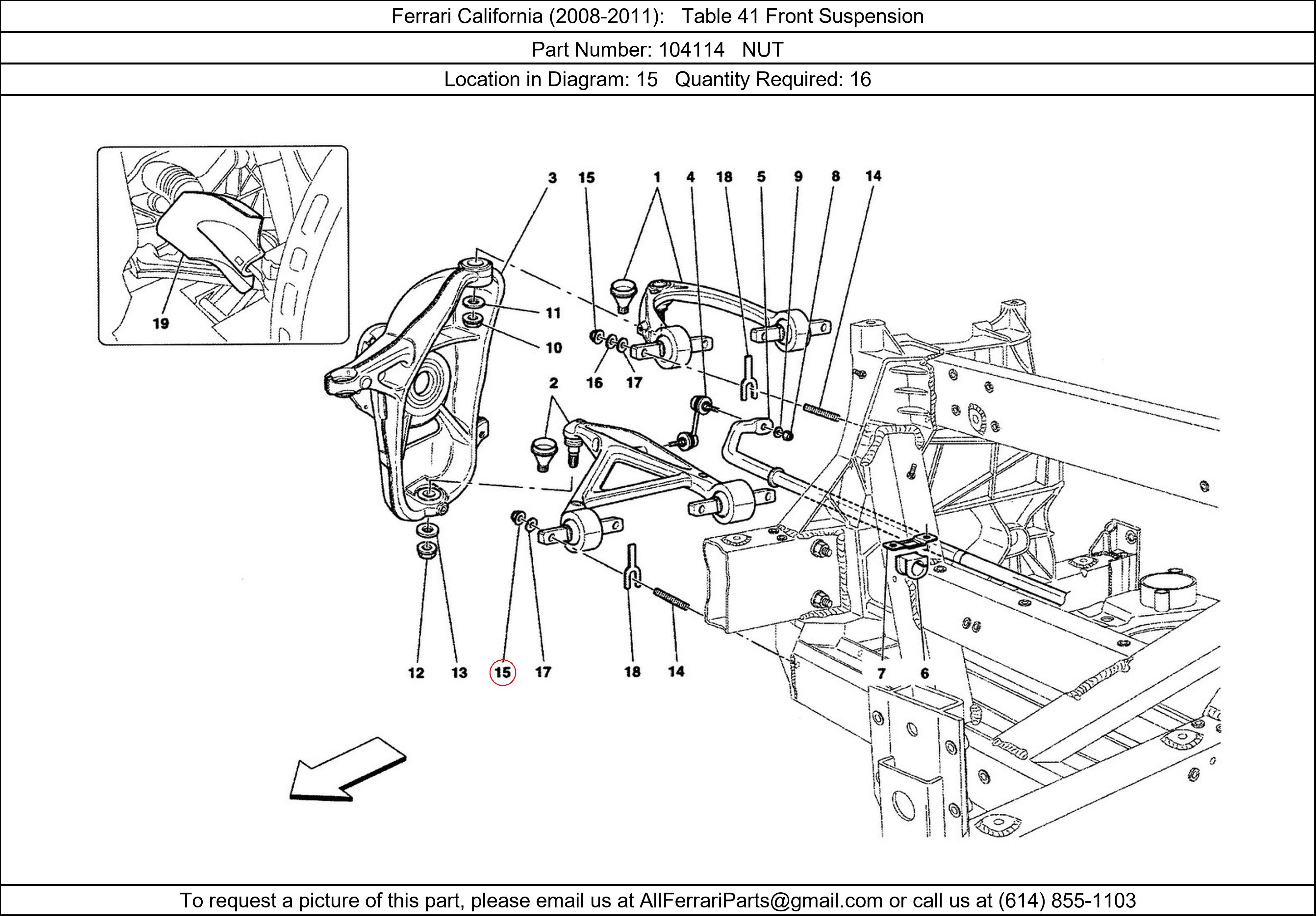 Ferrari Part 104114