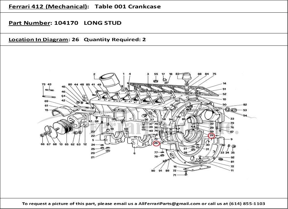 Ferrari Part 104170