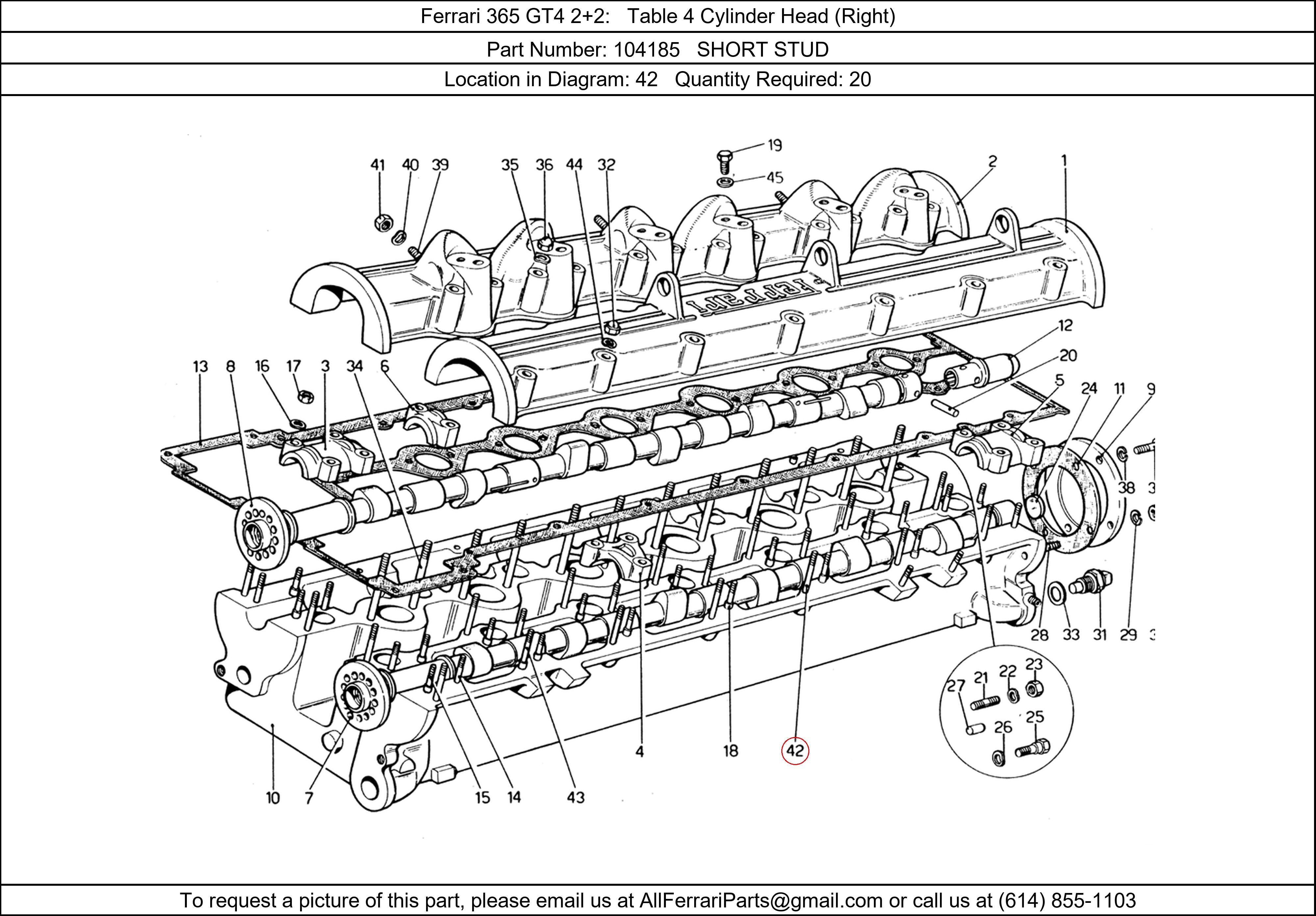 Ferrari Part 104185