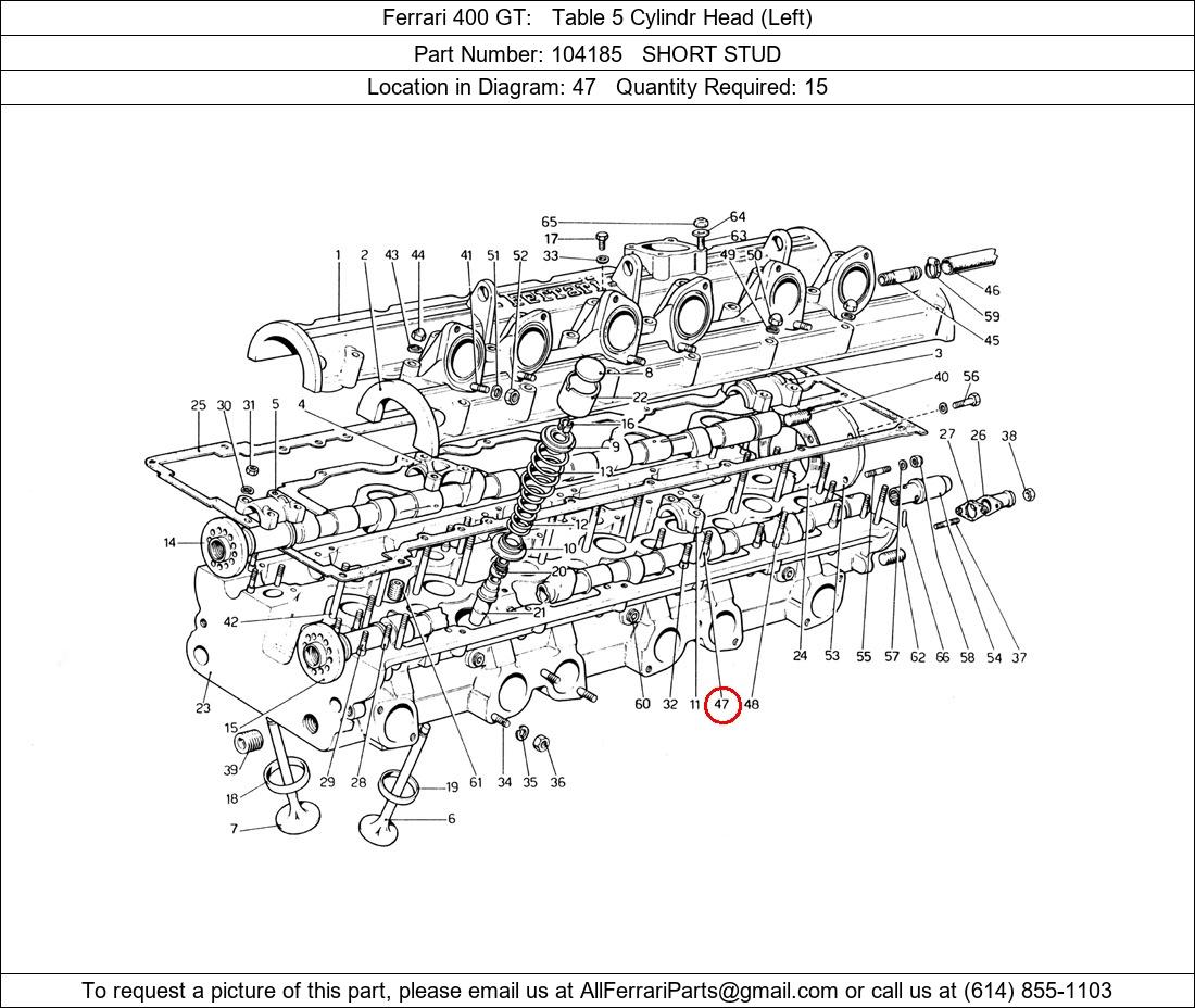 Ferrari Part 104185