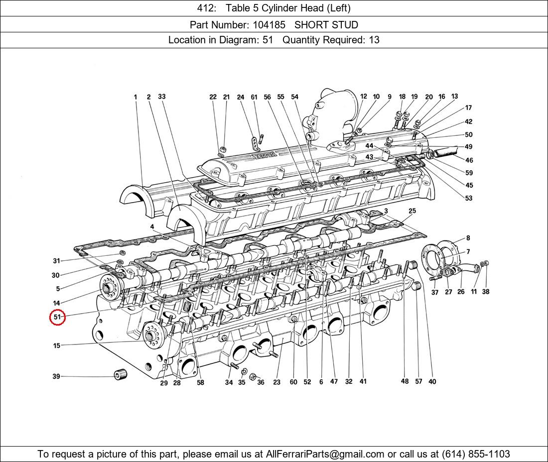 Ferrari Part 104185