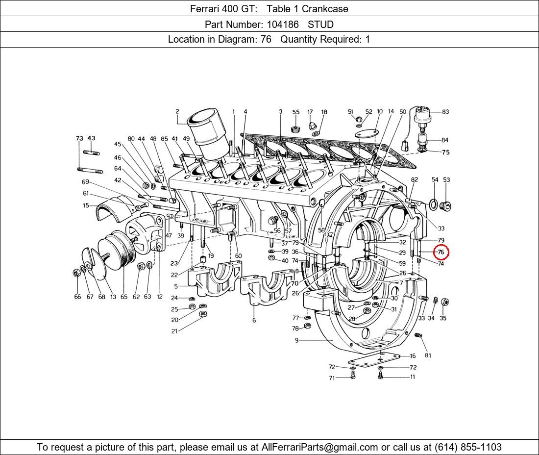 Ferrari Part 104186