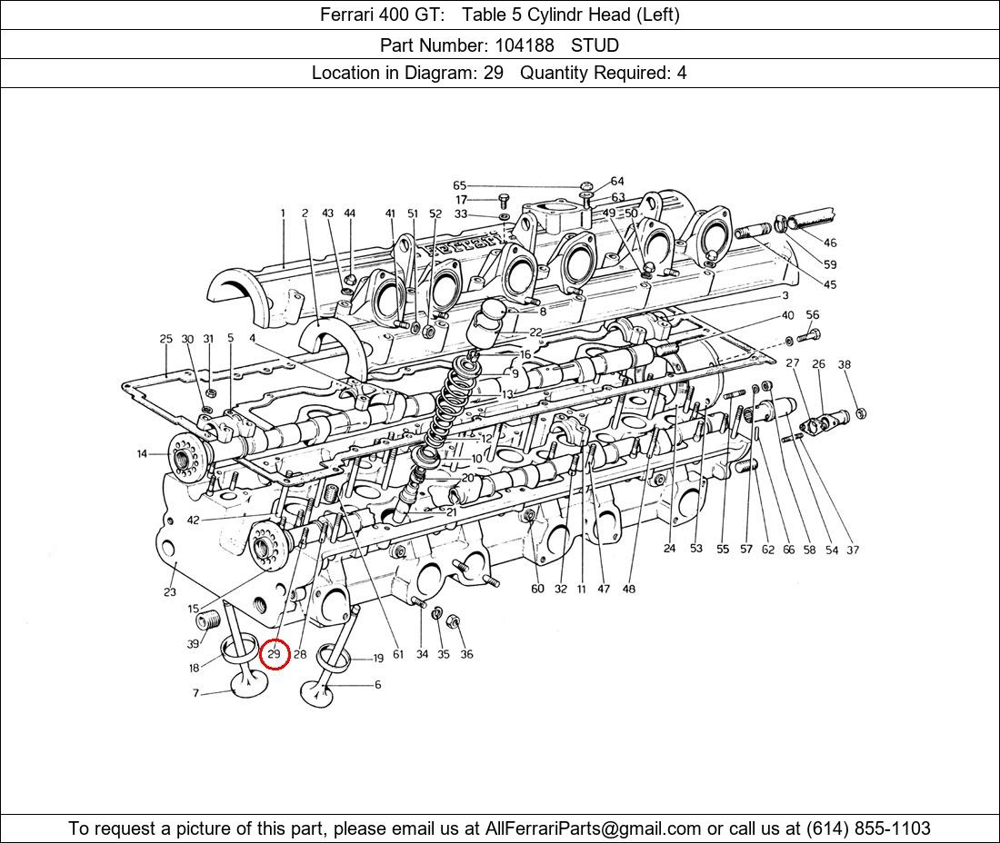 Ferrari Part 104188