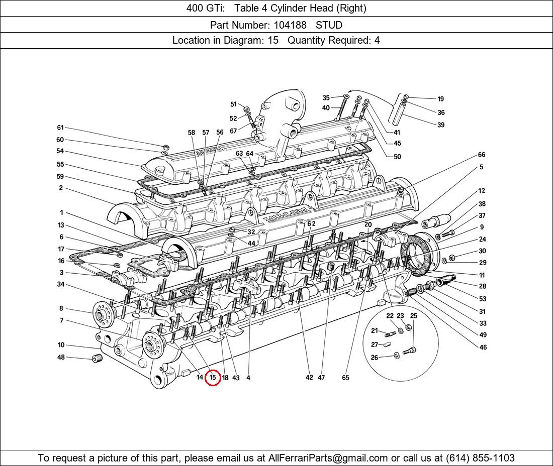 Ferrari Part 104188