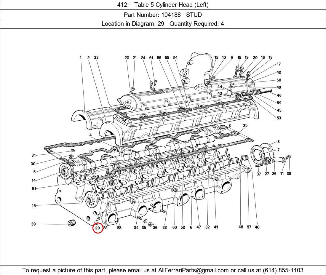 Ferrari Part 104188