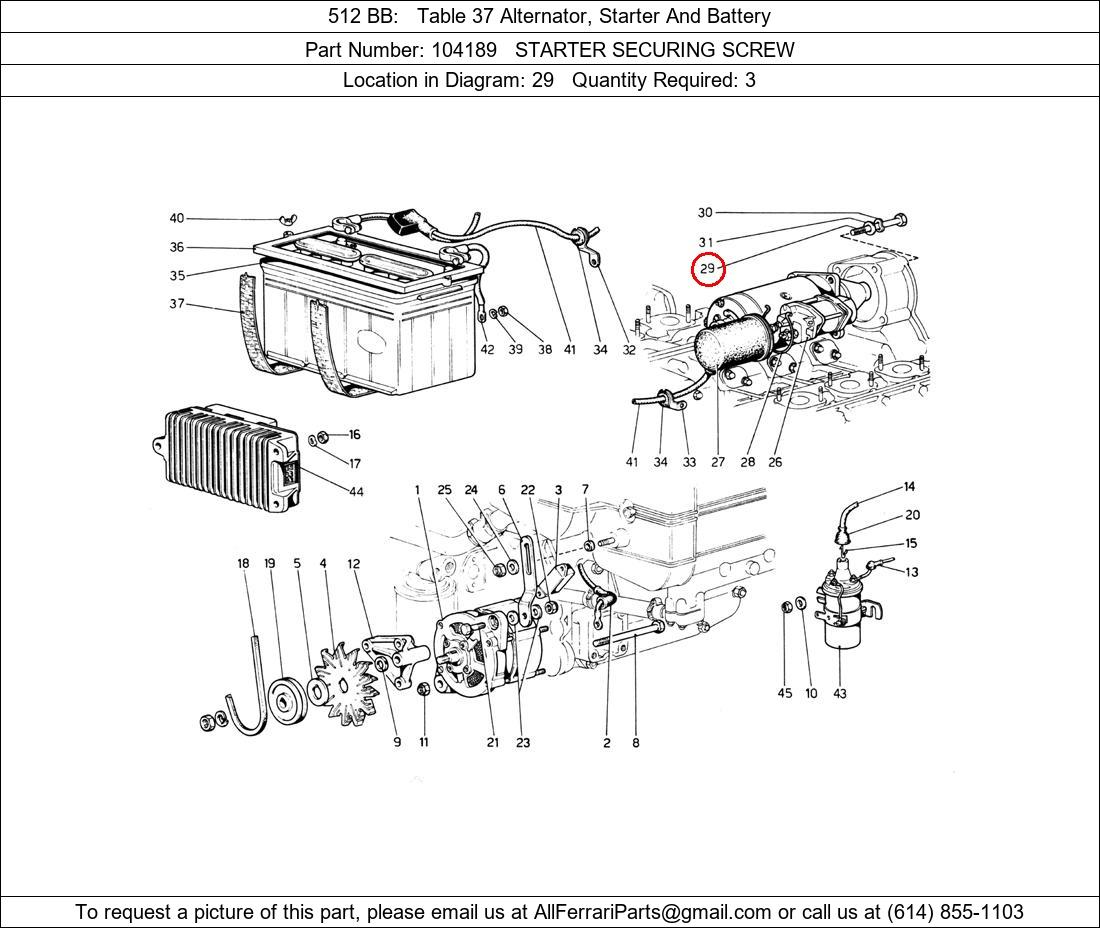 Ferrari Part 104189