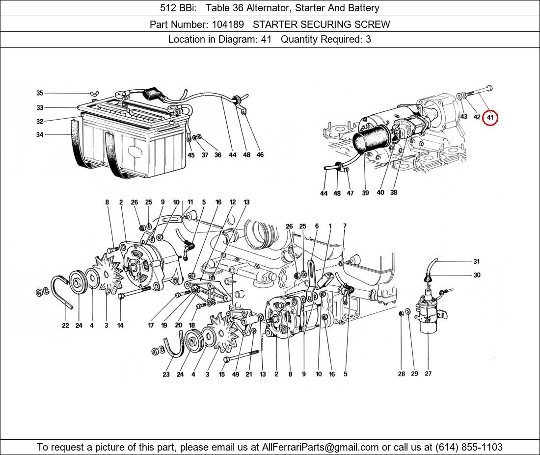 Ferrari Part 104189