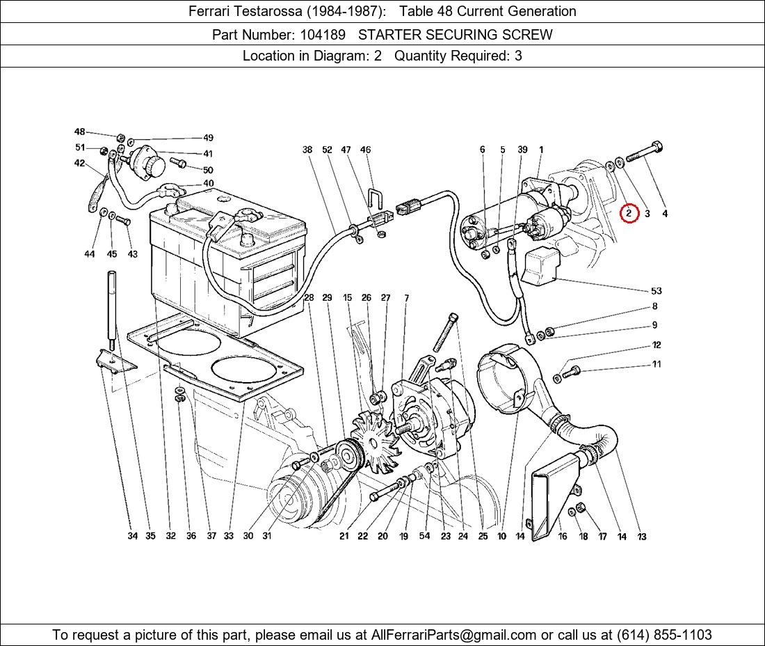 Ferrari Part 104189