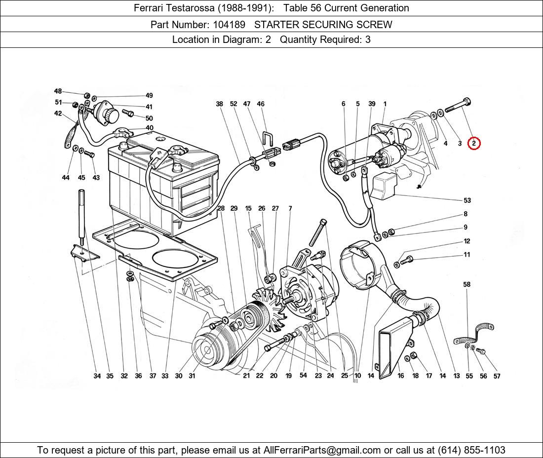 Ferrari Part 104189