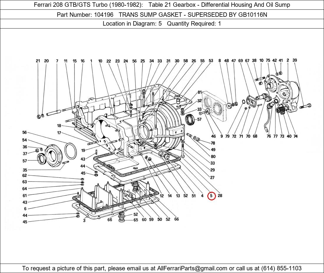 Ferrari Part 104196