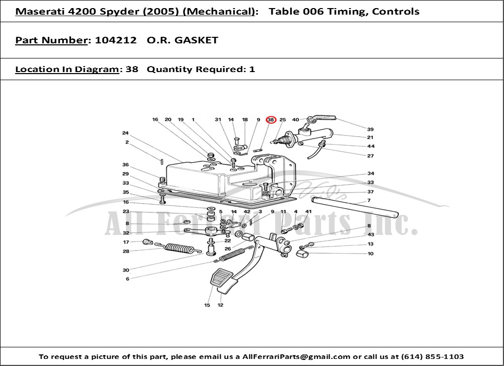 Ferrari Part 104212