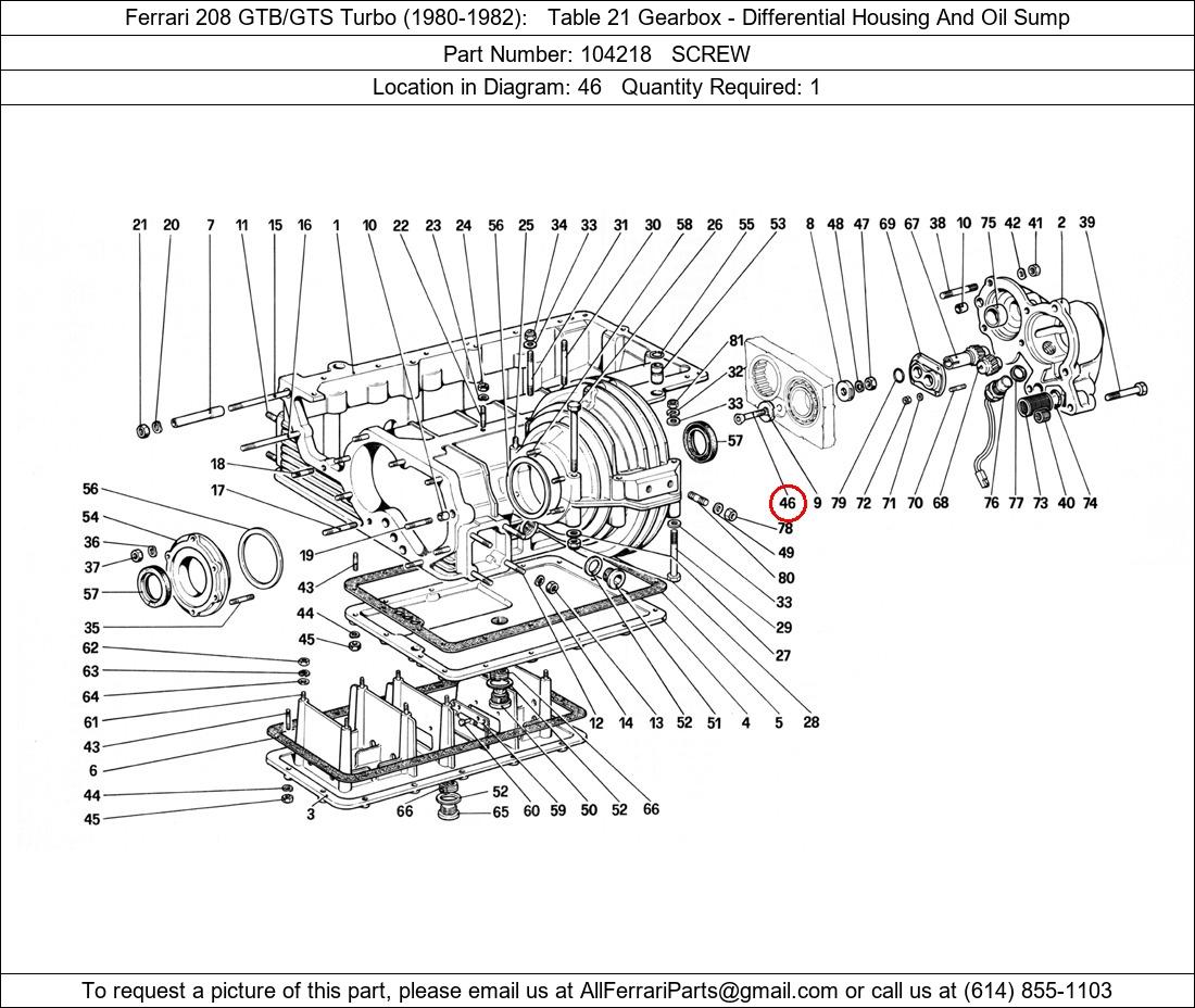 Ferrari Part 104218