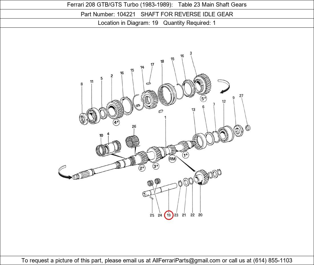 Ferrari Part 104221