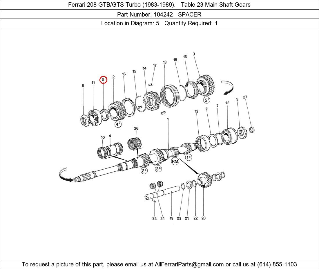 Ferrari Part 104242