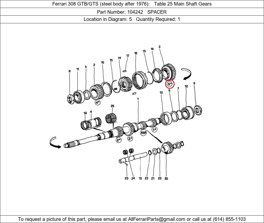 Ferrari Part 104242