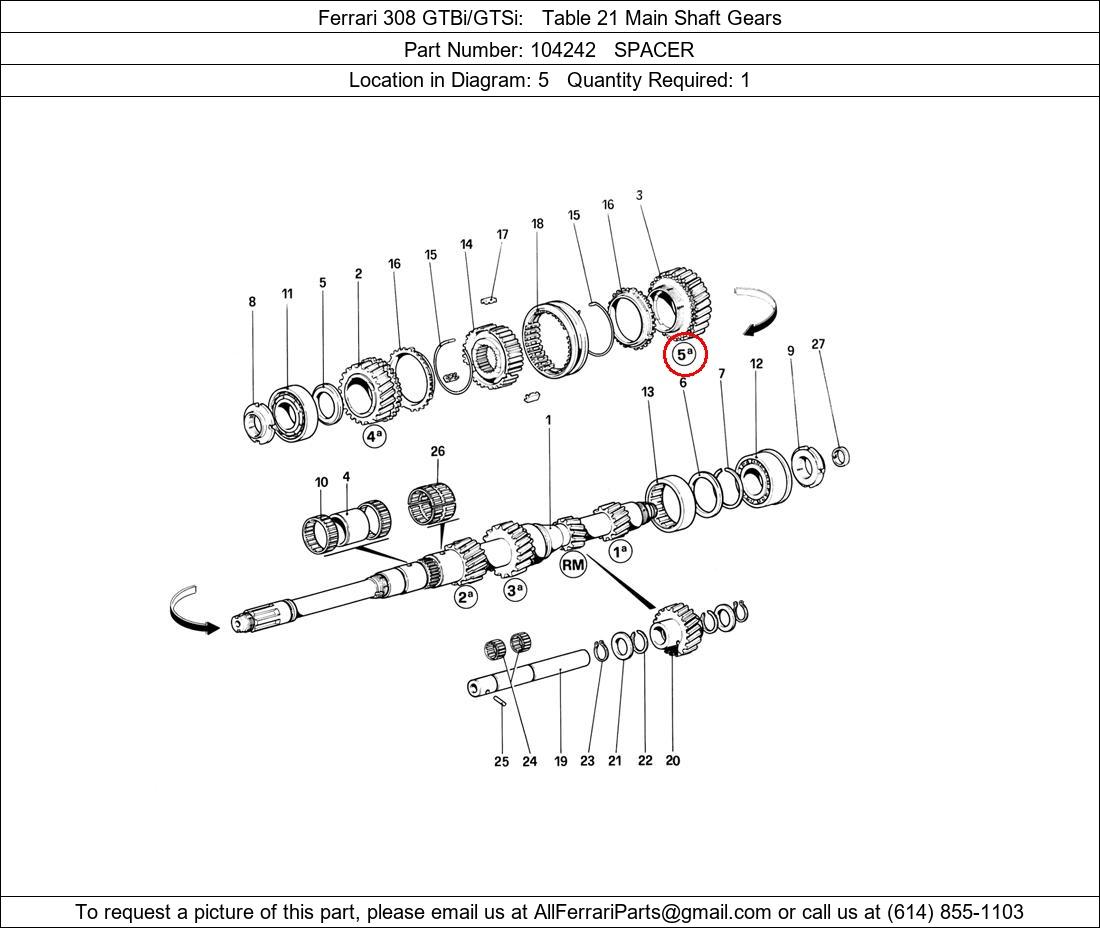 Ferrari Part 104242