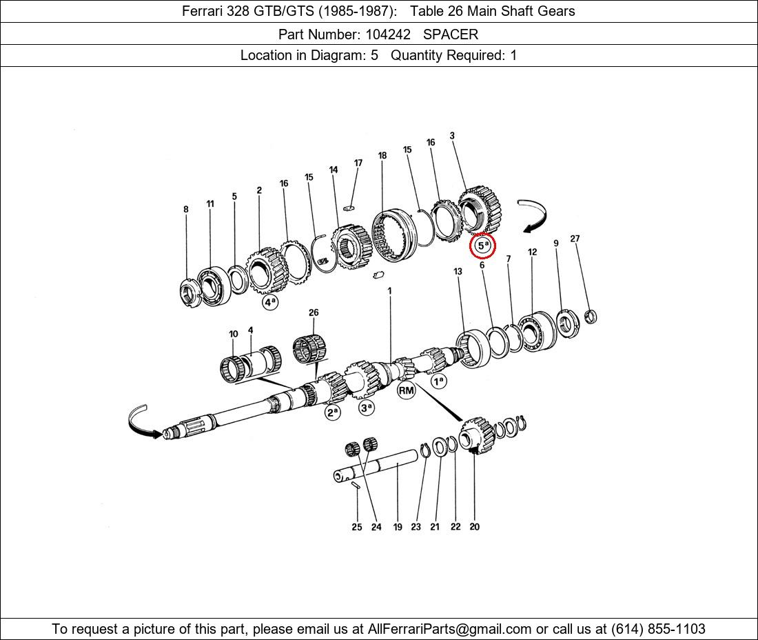 Ferrari Part 104242