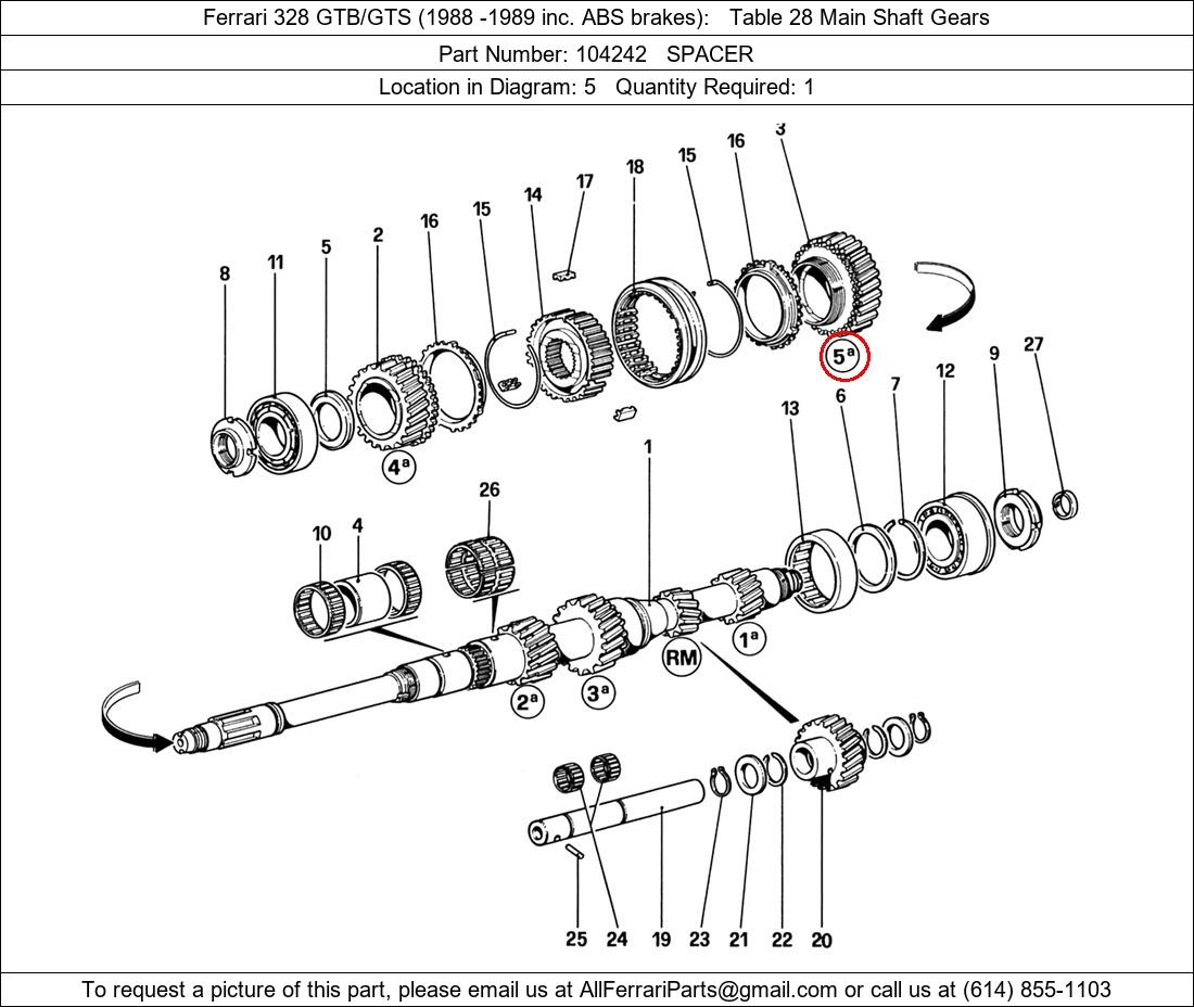 Ferrari Part 104242