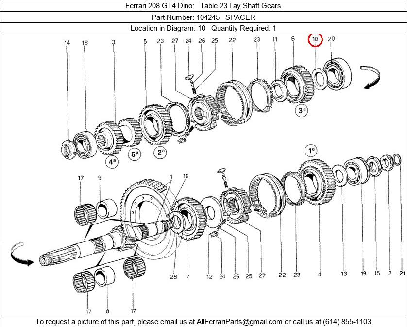 Ferrari Part 104245