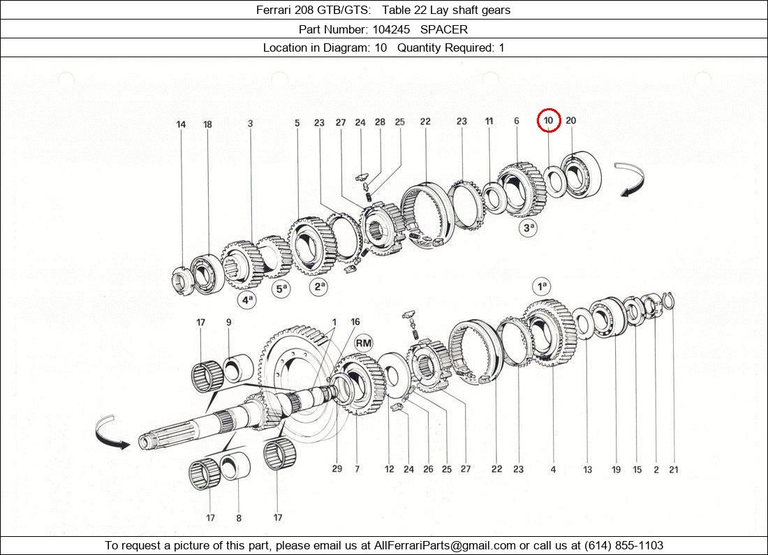 Ferrari Part 104245