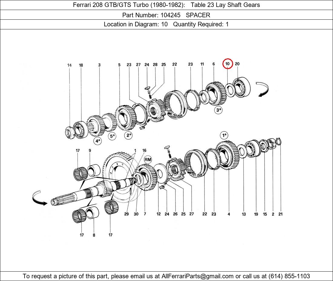 Ferrari Part 104245