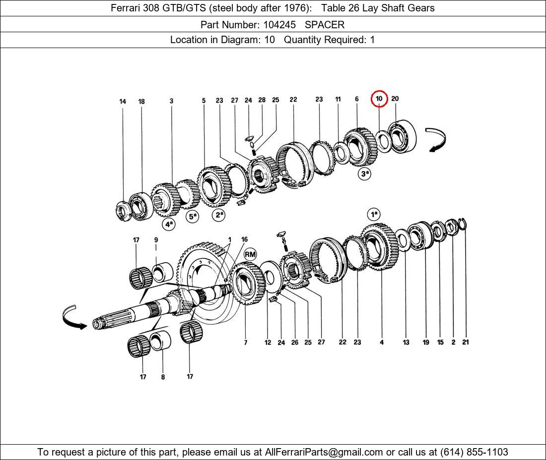 Ferrari Part 104245