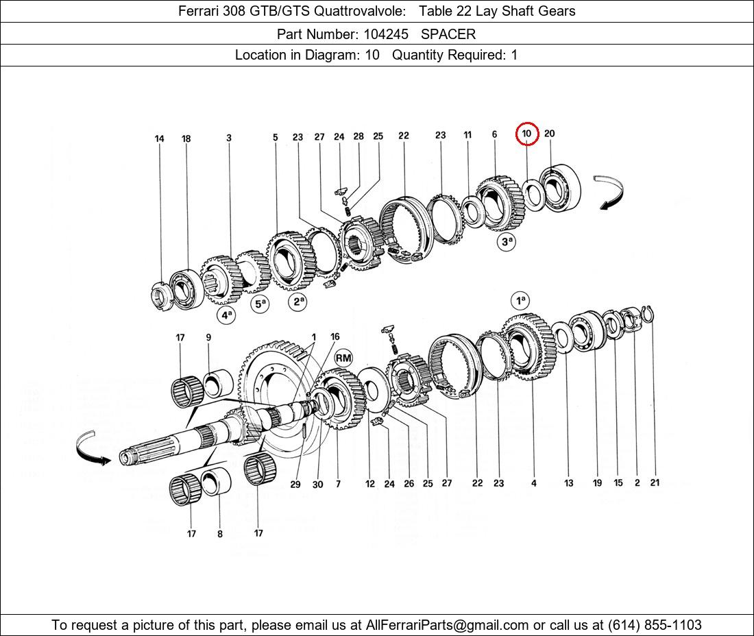 Ferrari Part 104245