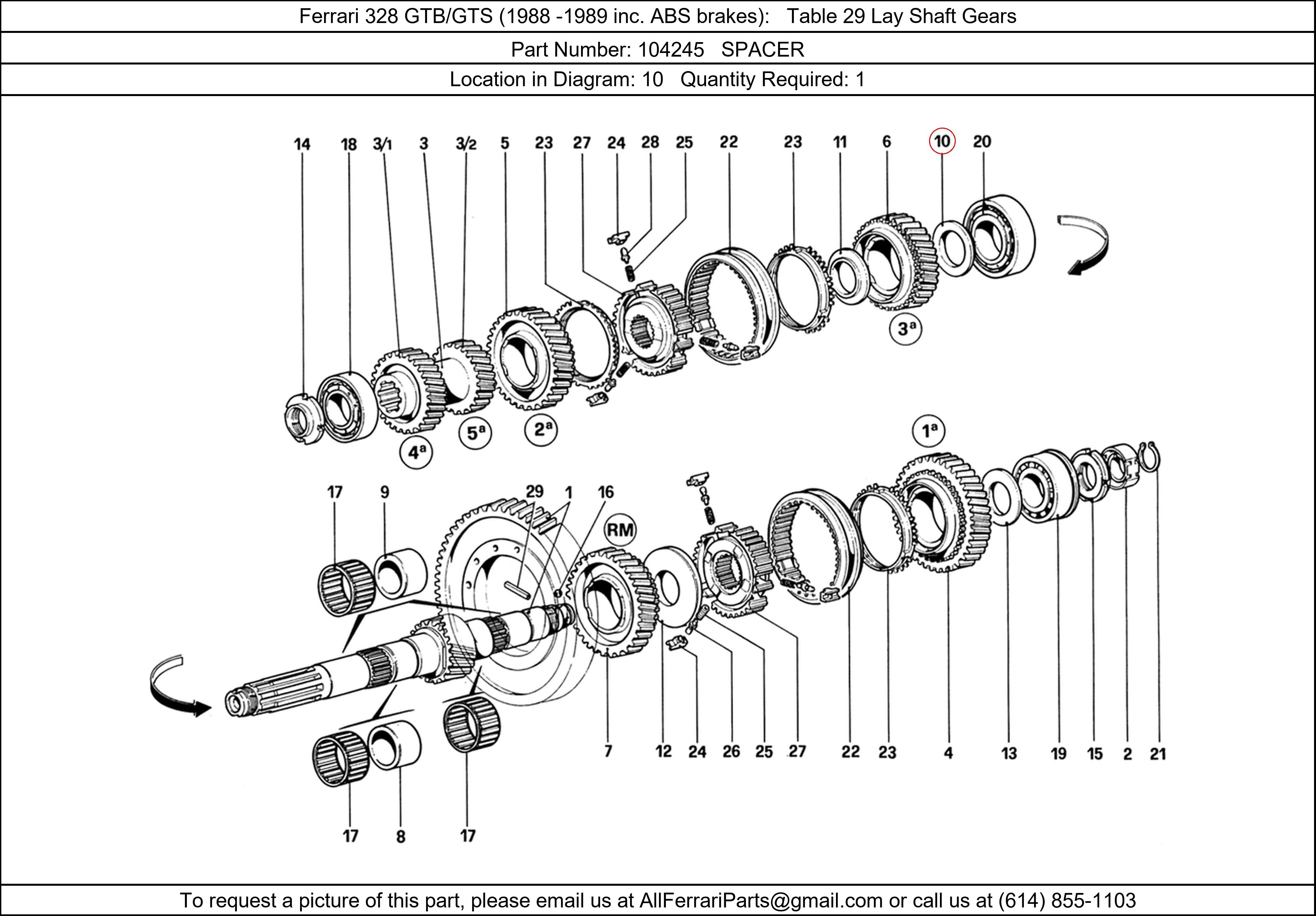 Ferrari Part 104245