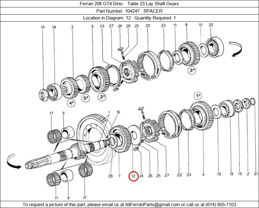 Ferrari Part 104247