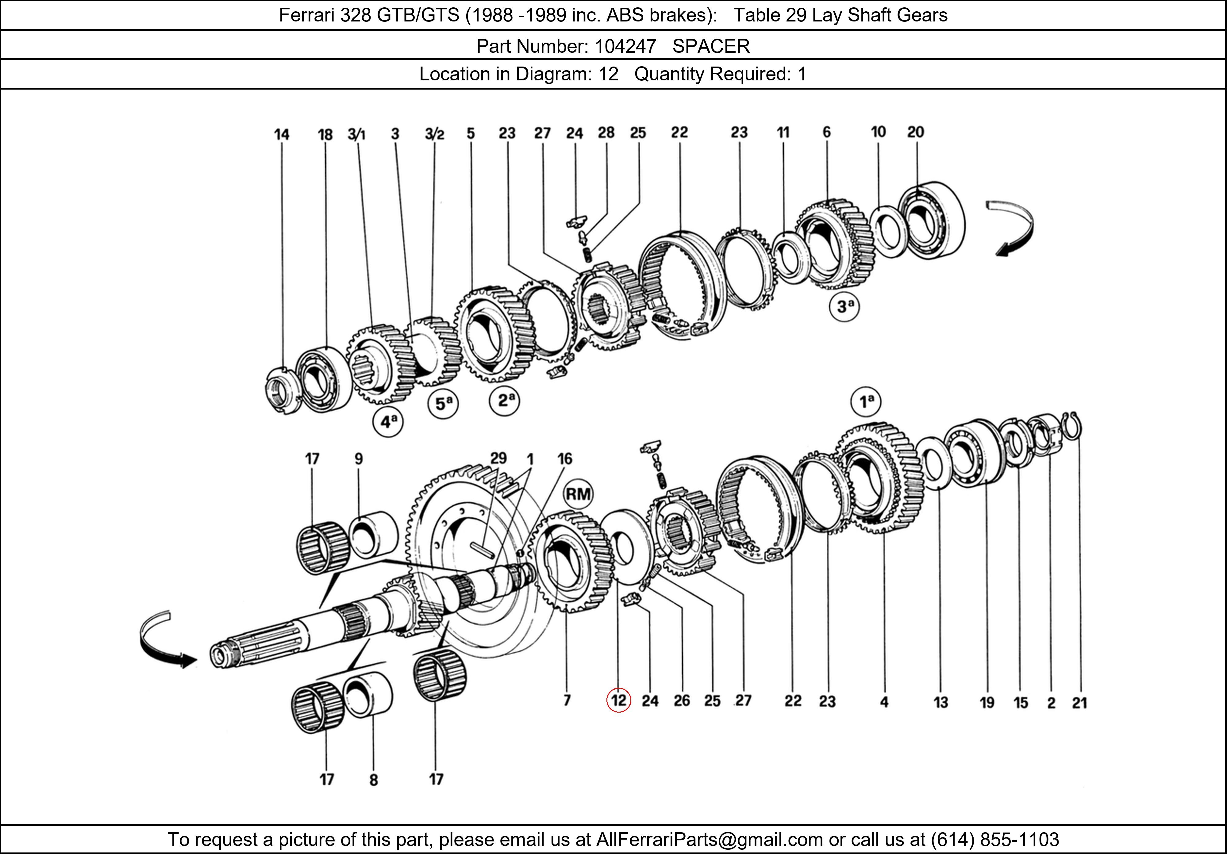 Ferrari Part 104247