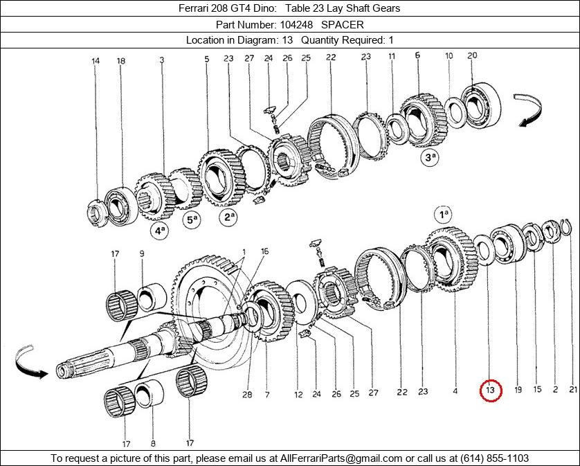 Ferrari Part 104248