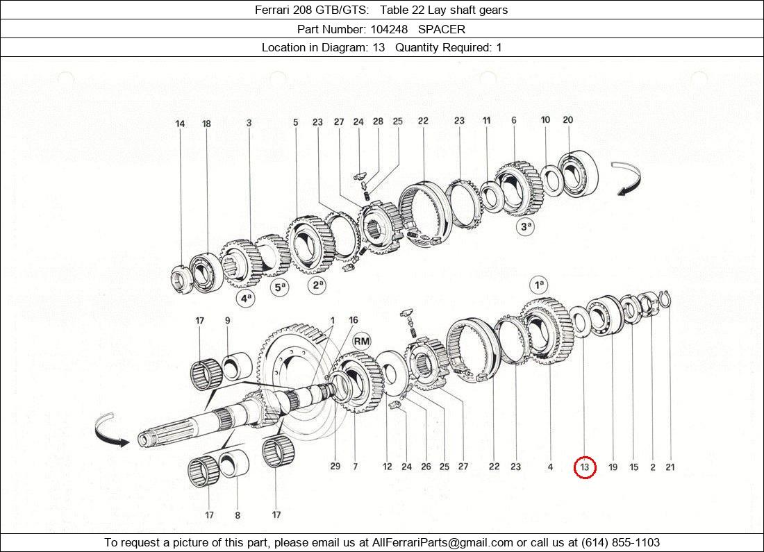 Ferrari Part 104248