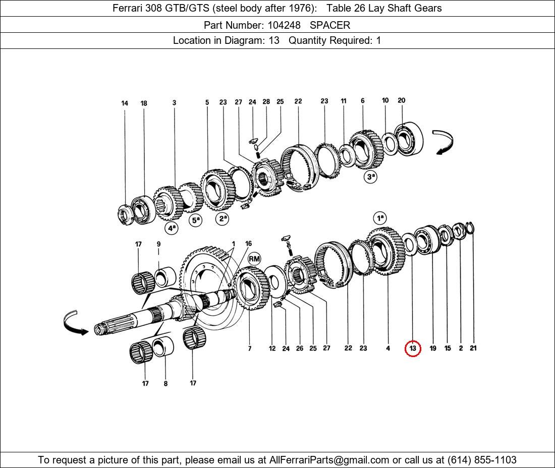 Ferrari Part 104248