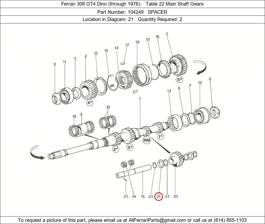 Ferrari Part 104249