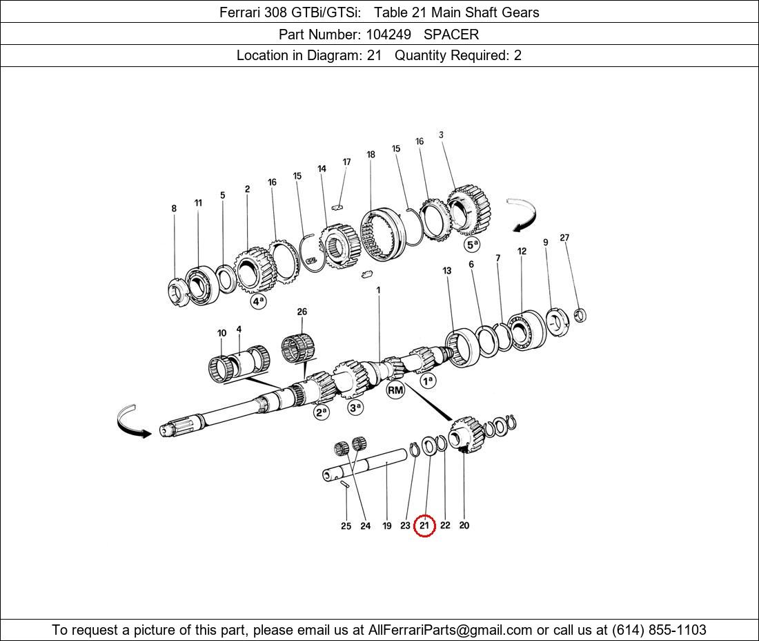 Ferrari Part 104249