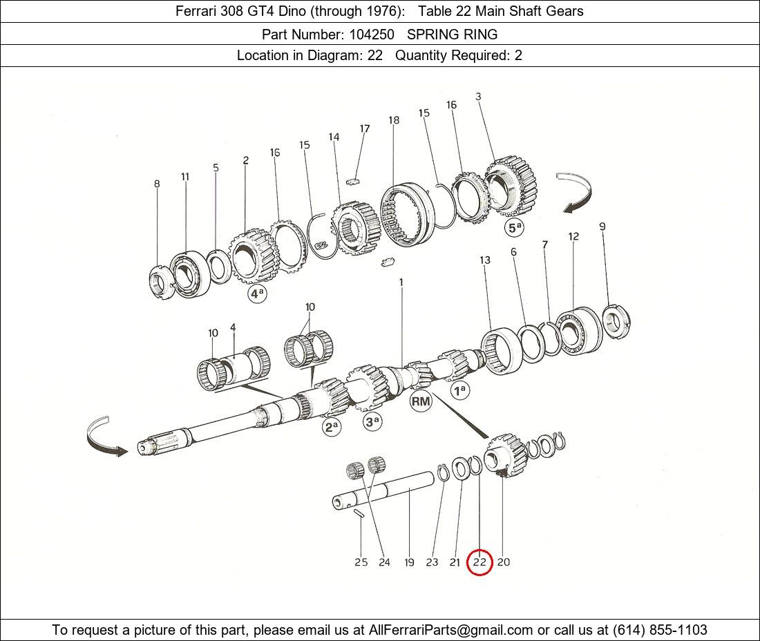 Ferrari Part 104250