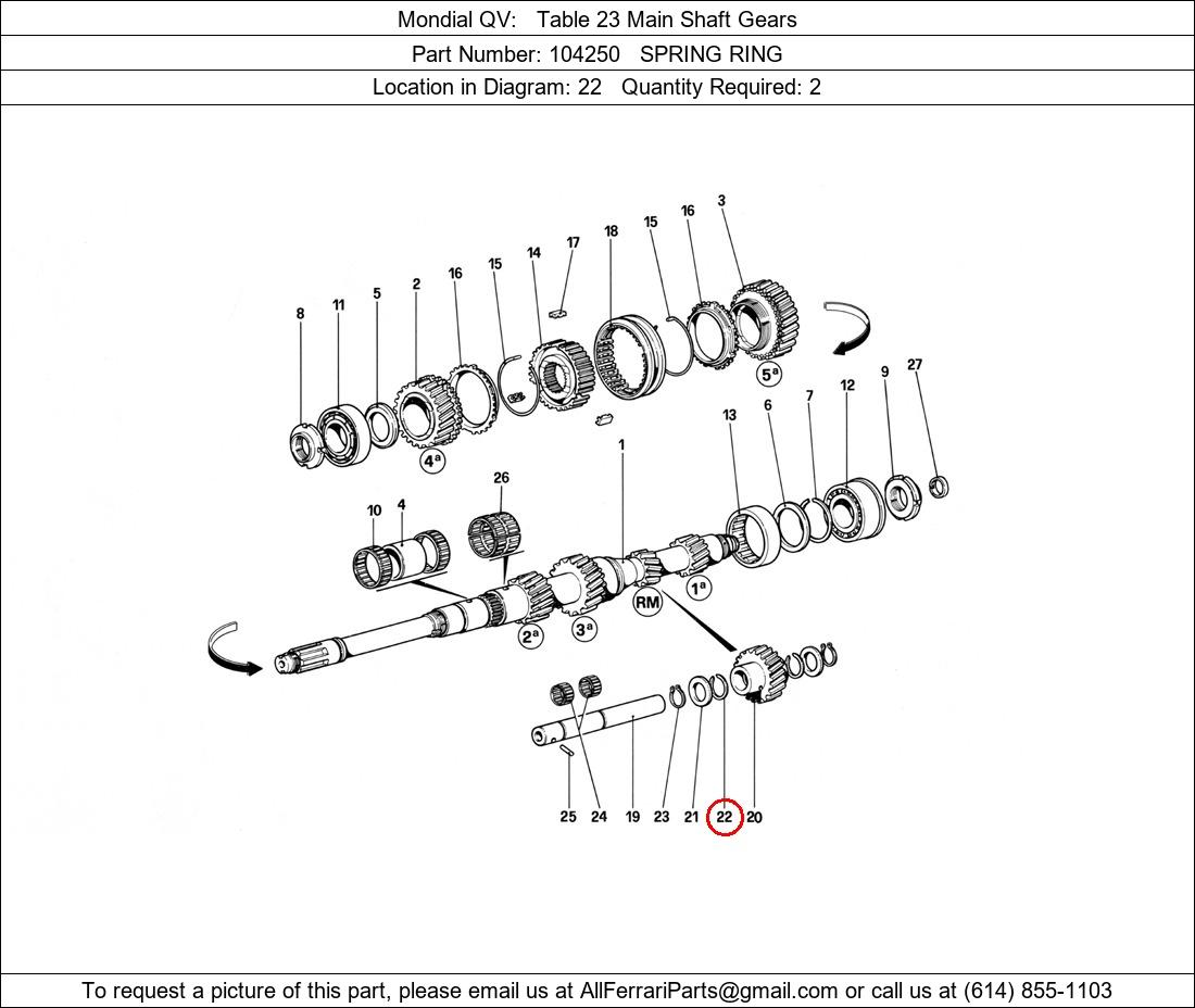 Ferrari Part 104250