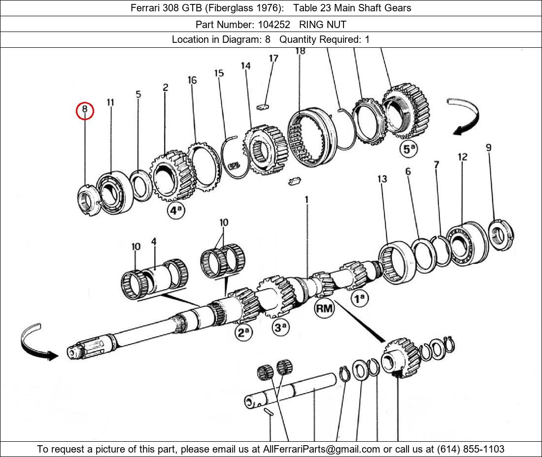 Ferrari Part 104252