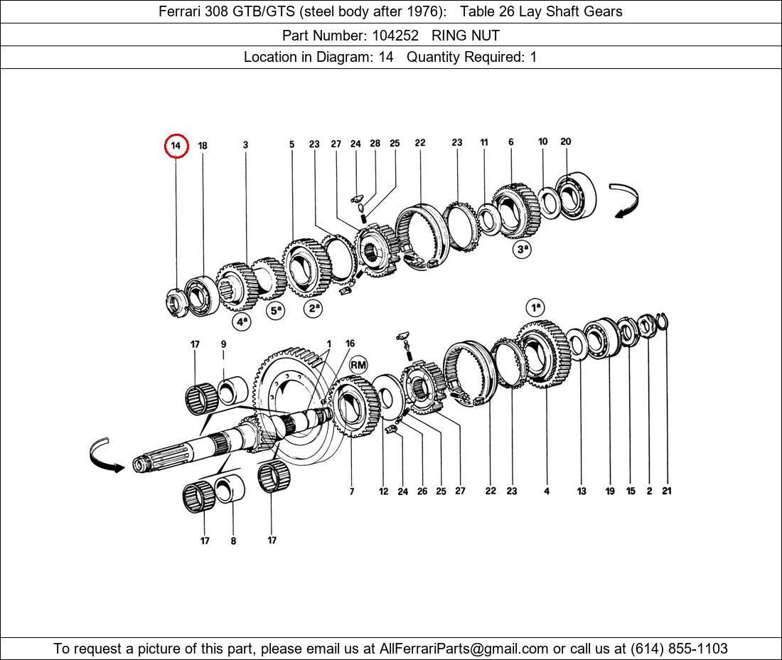 Ferrari Part 104252