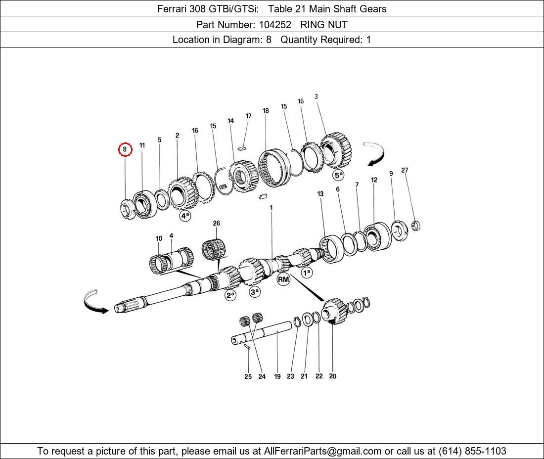 Ferrari Part 104252