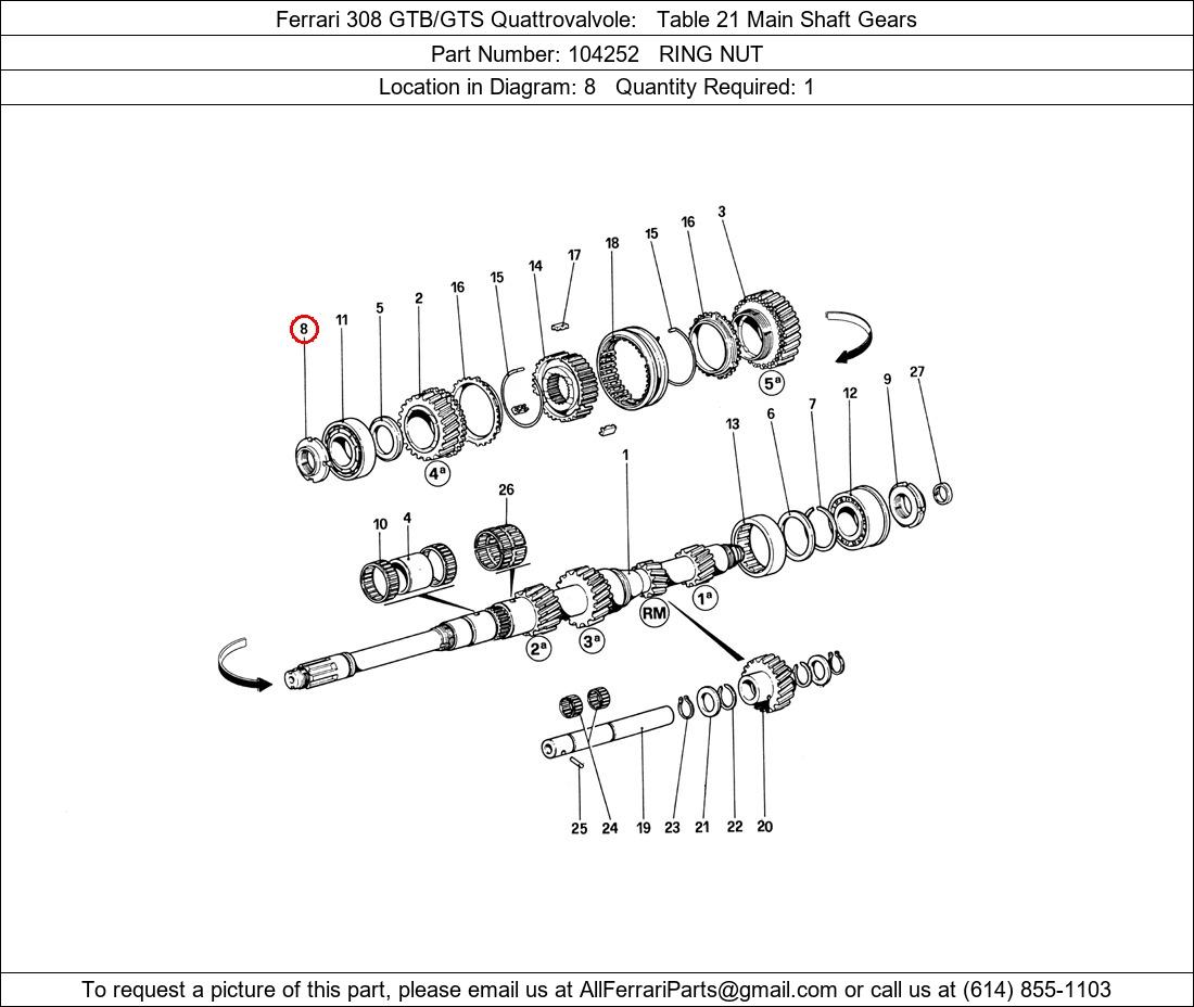 Ferrari Part 104252