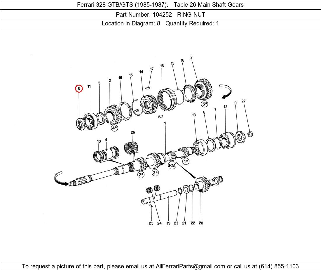 Ferrari Part 104252