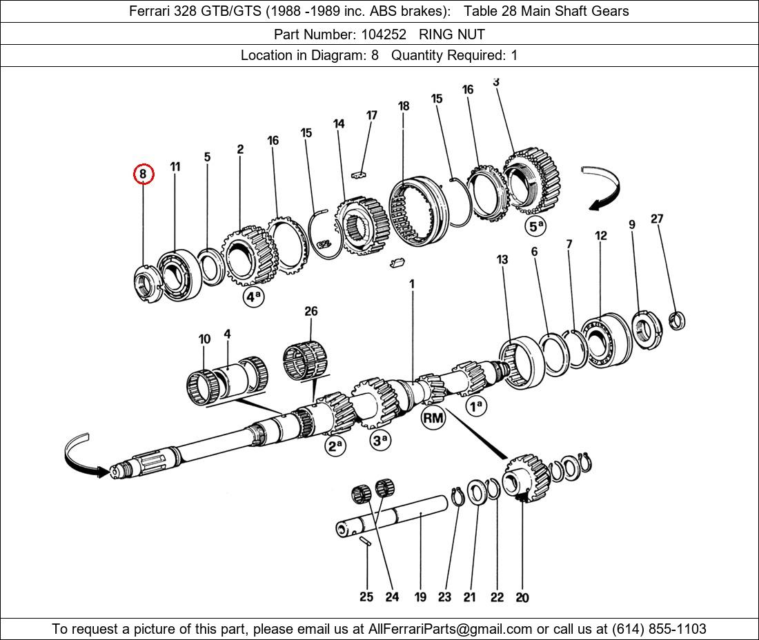 Ferrari Part 104252