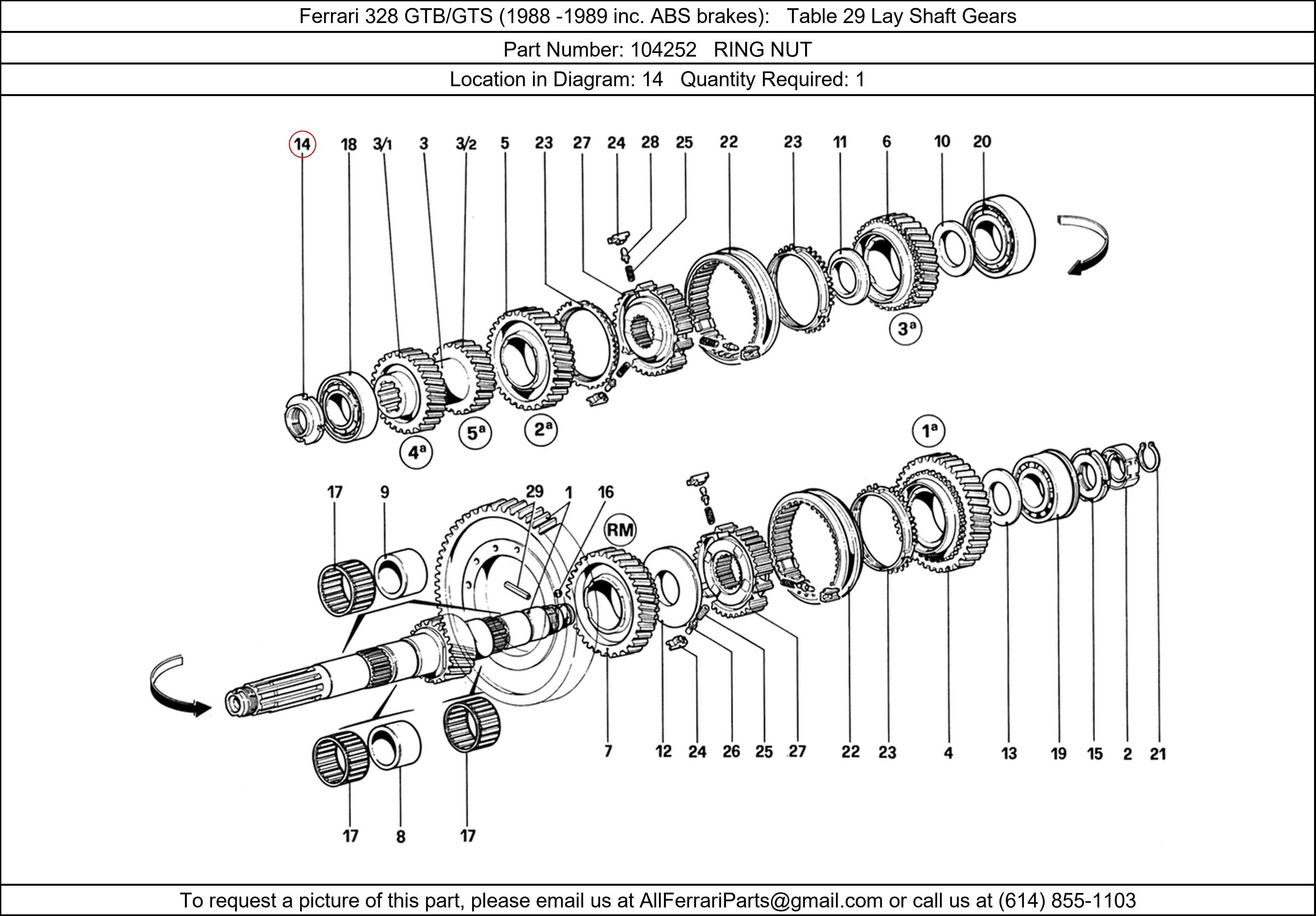 Ferrari Part 104252