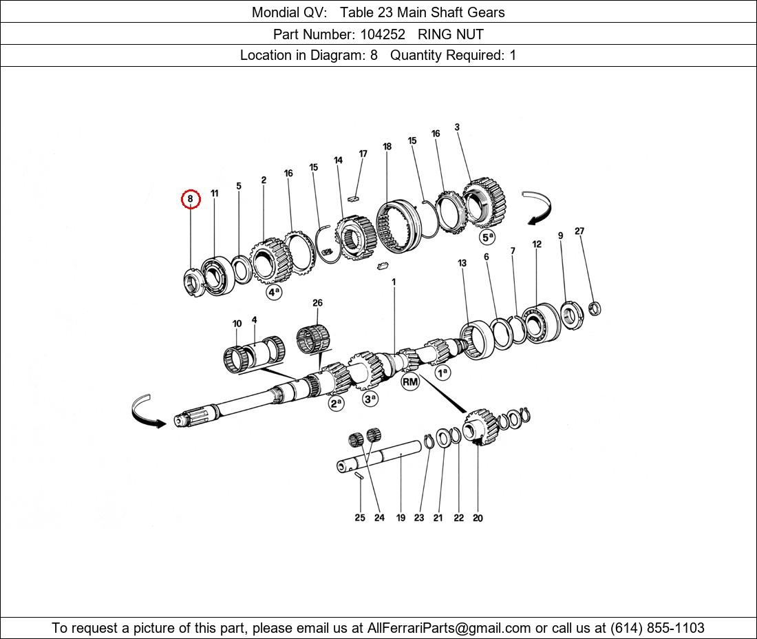 Ferrari Part 104252