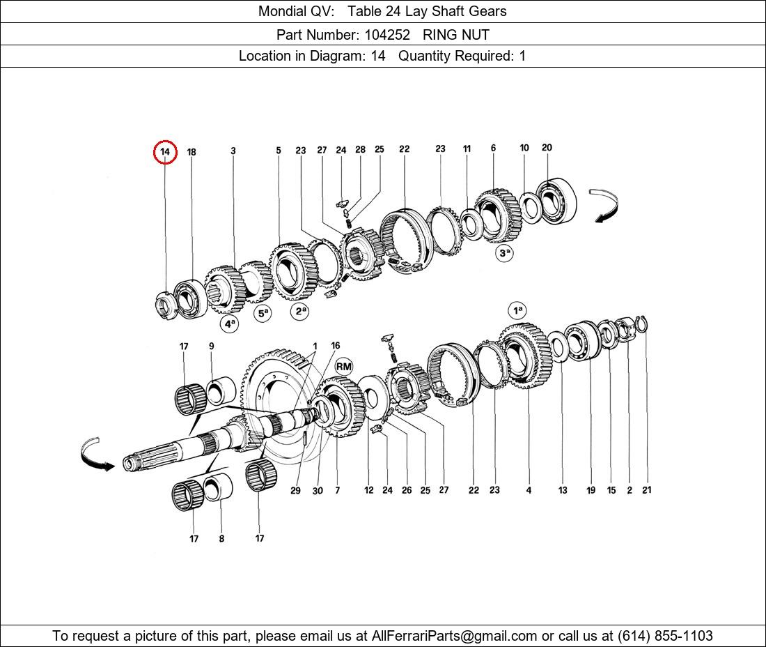 Ferrari Part 104252