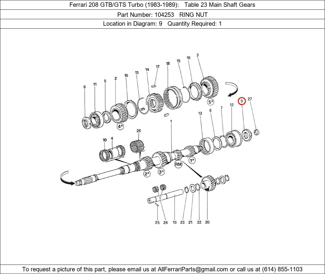 Ferrari Part 104253