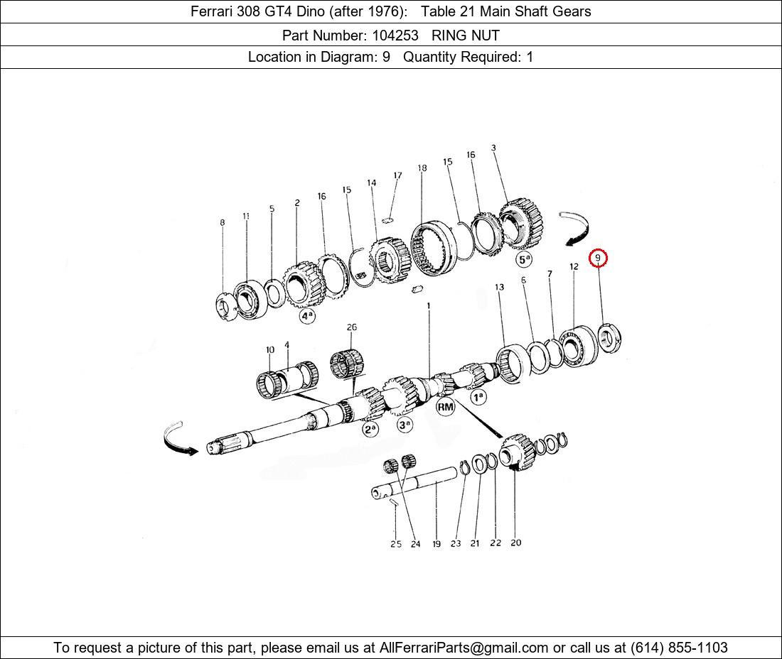 Ferrari Part 104253