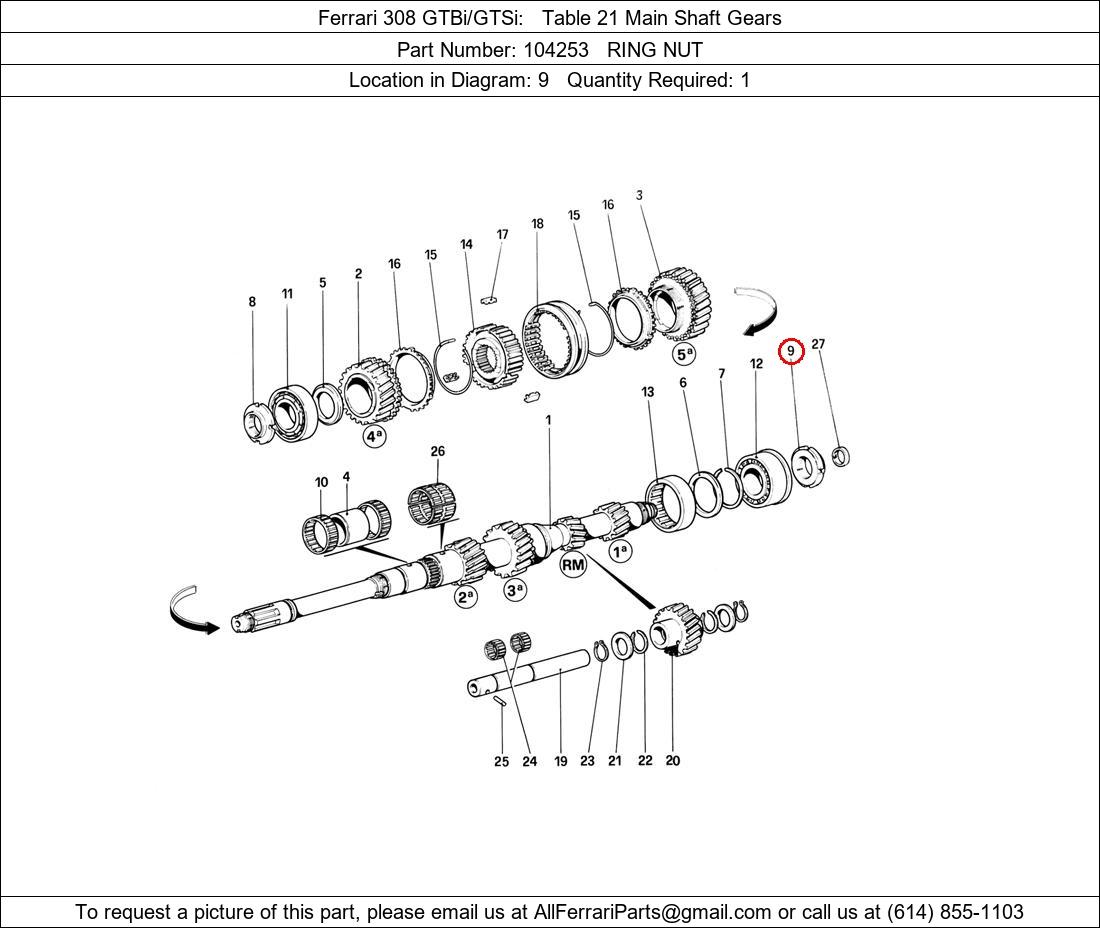 Ferrari Part 104253