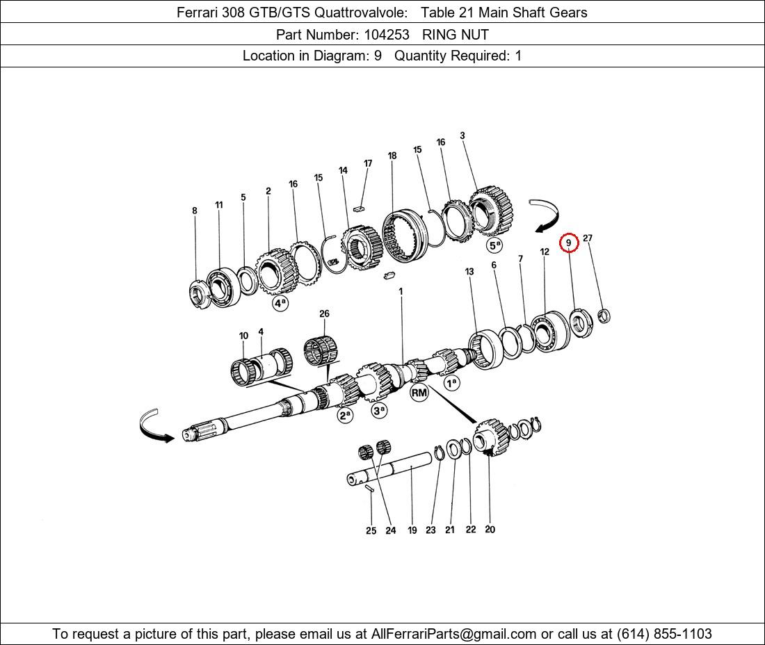 Ferrari Part 104253